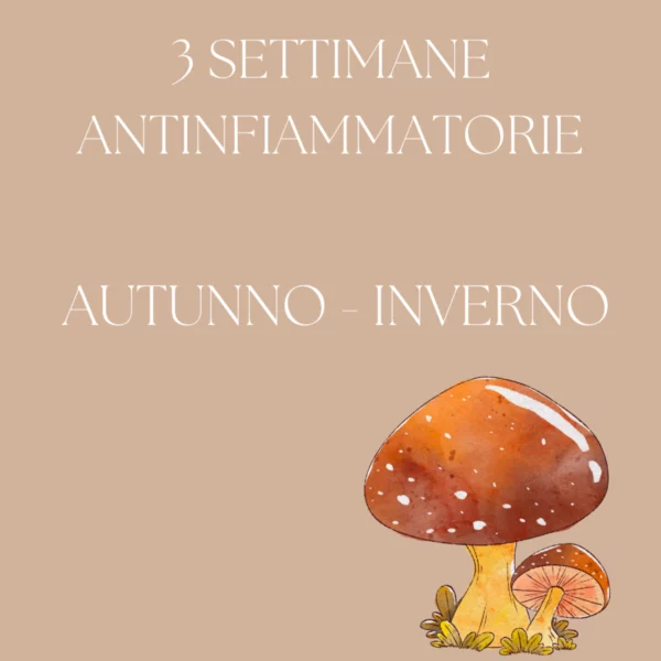 Piano Antinfiammatorio Autunno-Inverno