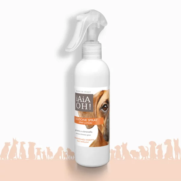 LOZIONE SPRAY SGRADITO AGLI INSETTI - CANE