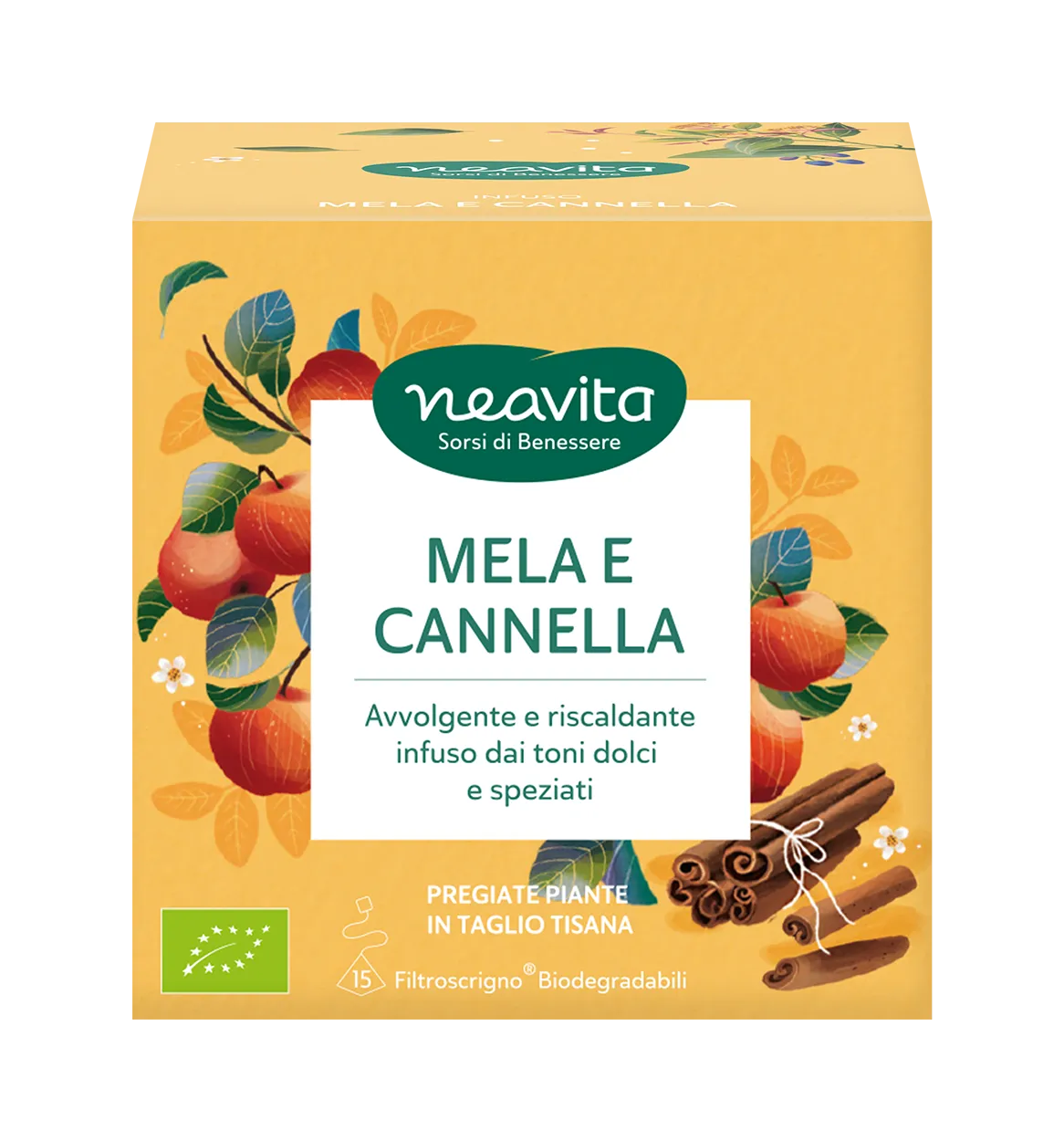 Infuso Mela e Cannella Bio